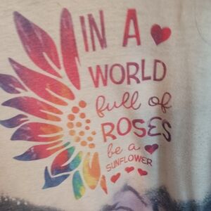 Womens Sunflower Tshirt